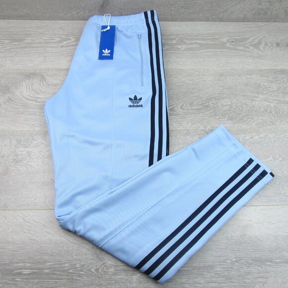 Adidas Adicolor Classic Beckenbauer Track Pants Men's Size Large Blue NEW - Picture 2 of 14